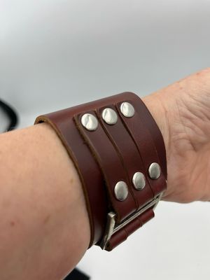 Steampunk Leather Armbands