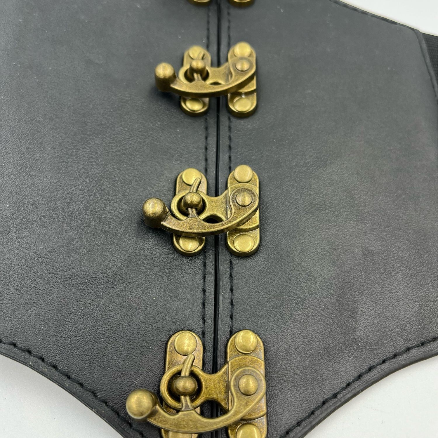 Ladies Black Steampunk Corset Large