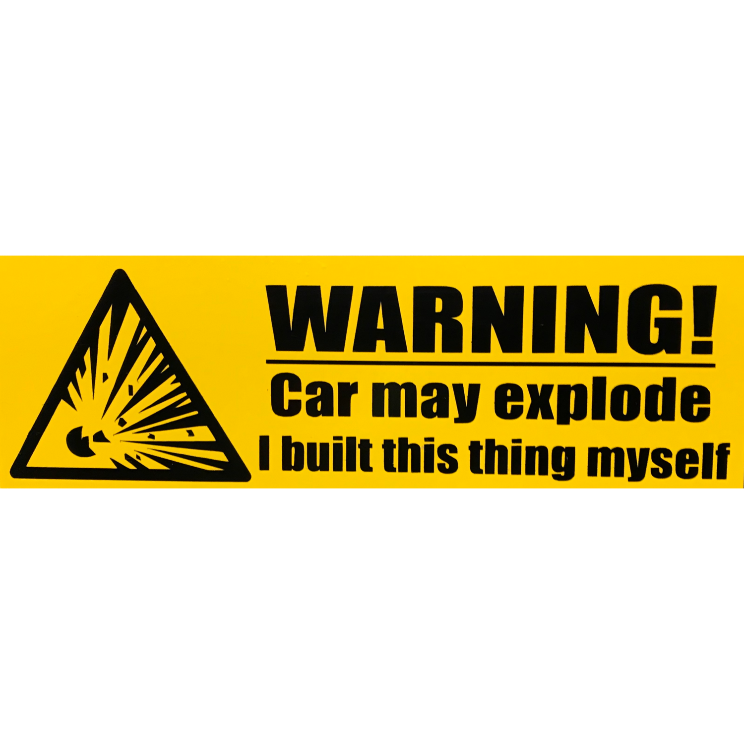 WARNING! Decal