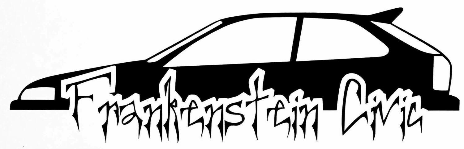 Frankenstein Civic Decal