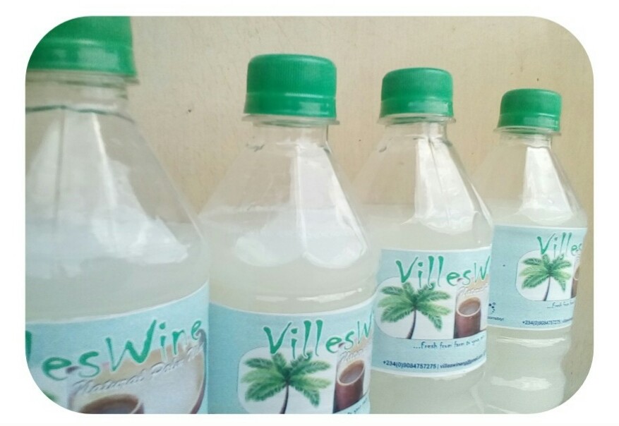 A Set [4 units of (75cl) bottles of Fresh Palmwine]