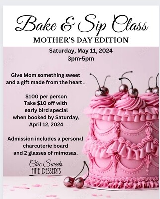 Mother’s Day Weekend Paint & Sip Course