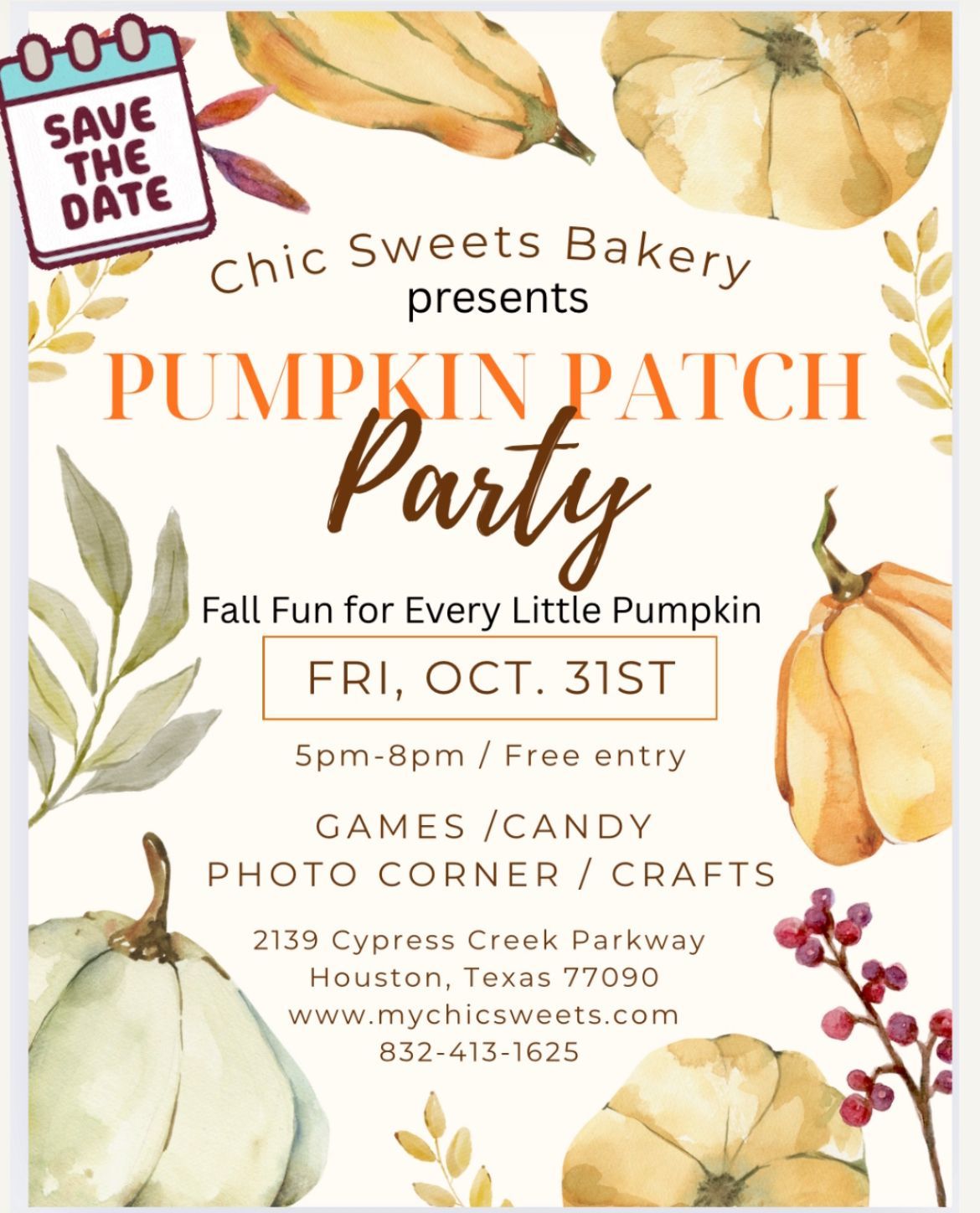 Pumpkin Patch Party