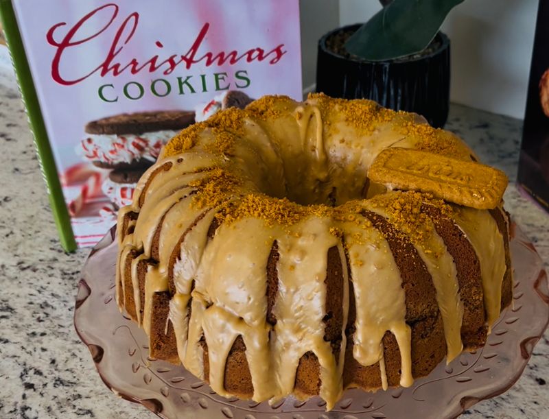 Biscoff Bourbon Pound Cake