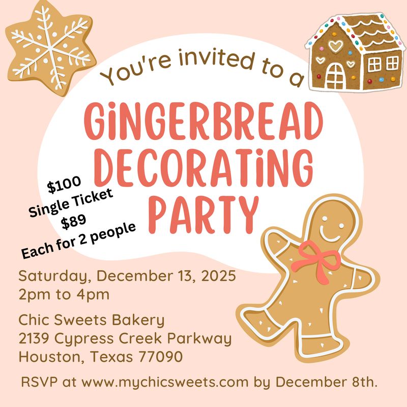 Gingerbread Decorating Class