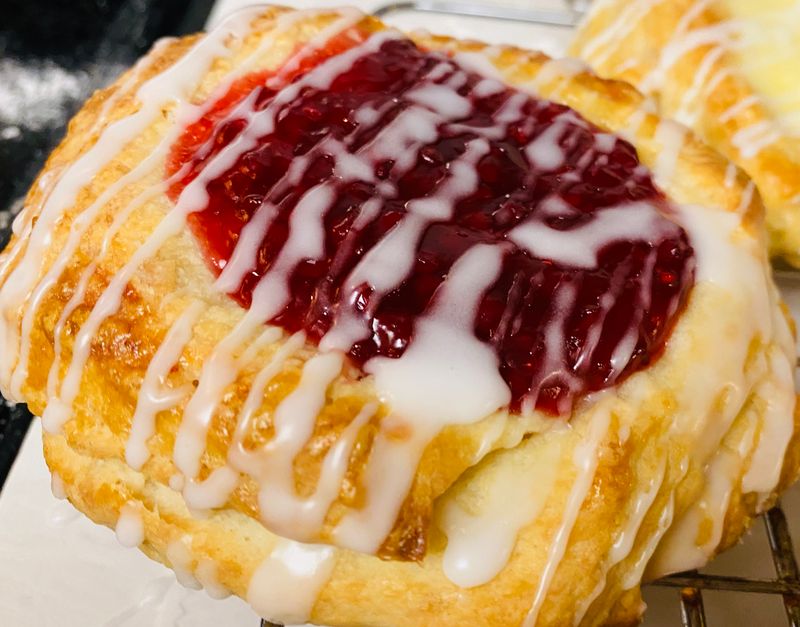 Raspberry Danishes
