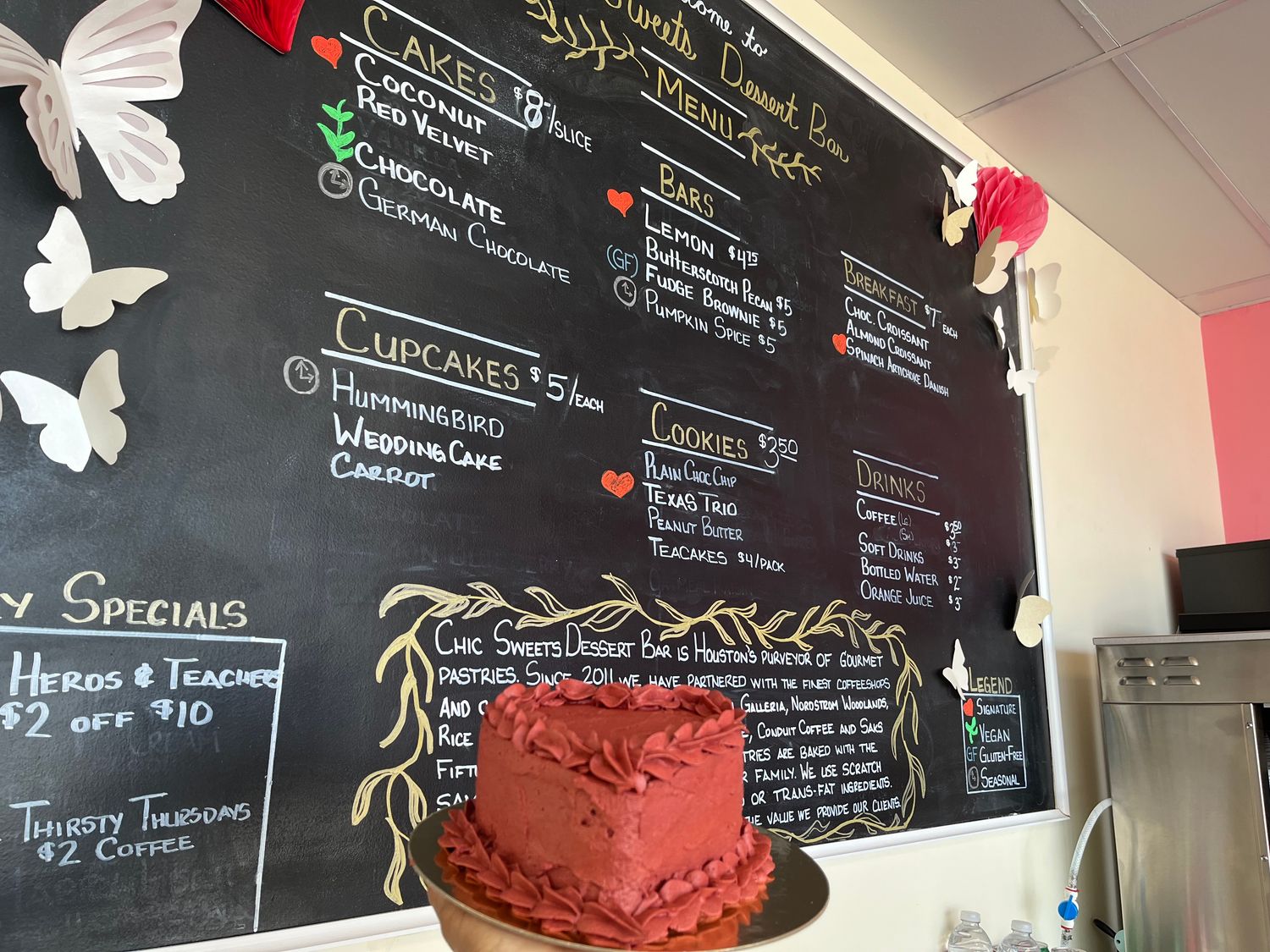 Forever red velvet cake