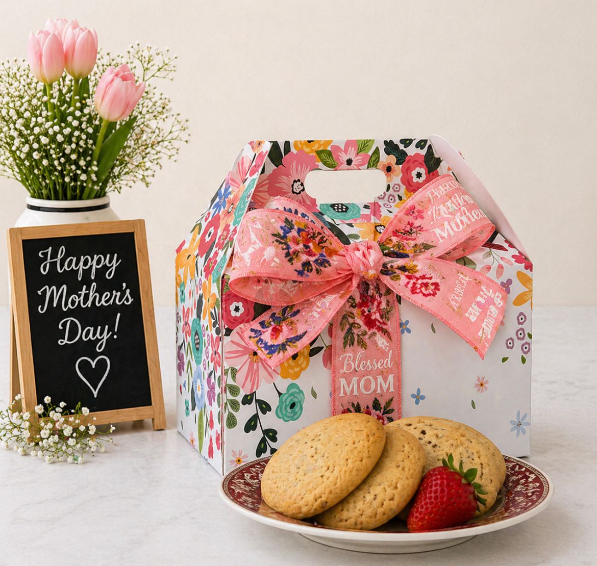 Floral Teacakes Box