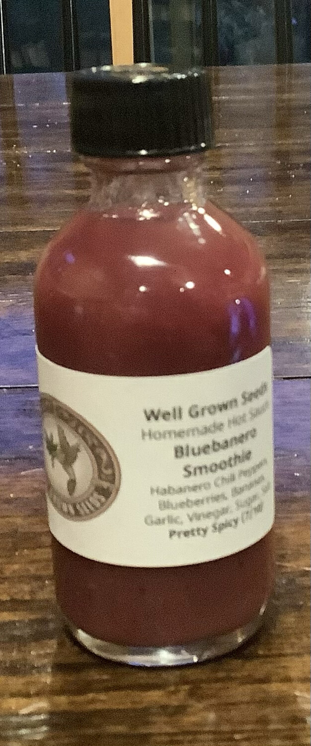 Well Grown Seeds Bluebanero Smoothie Hot Sauce