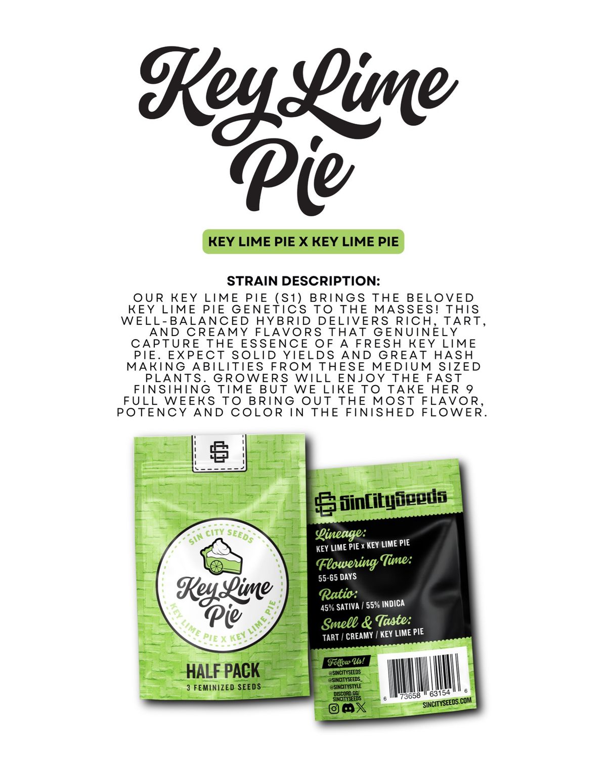 Sin City Seeds Key Lime Pie