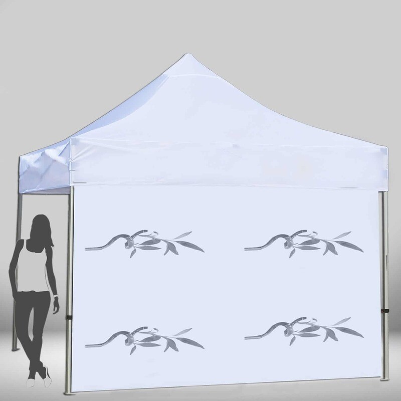 Carpa plegable personalizable, Medidas: 3X3 metros, Impermeable: Si, accesorios: Pared