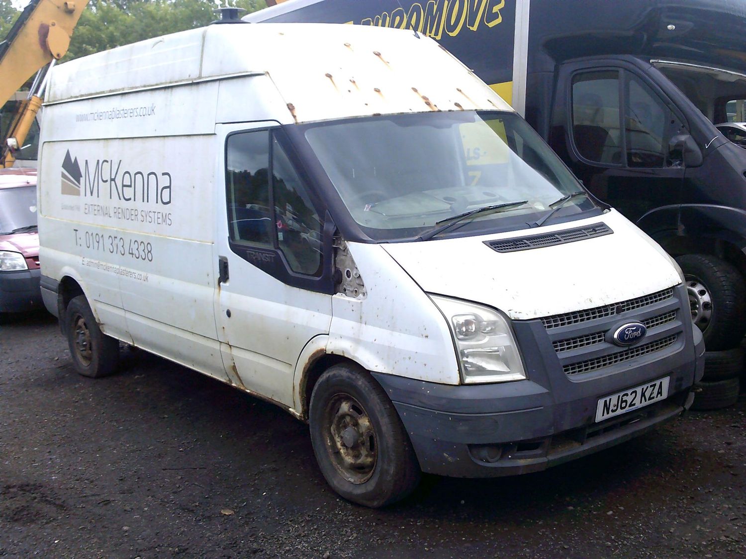 ford transit 2008 2.4 tdci breaking for spares..click for info