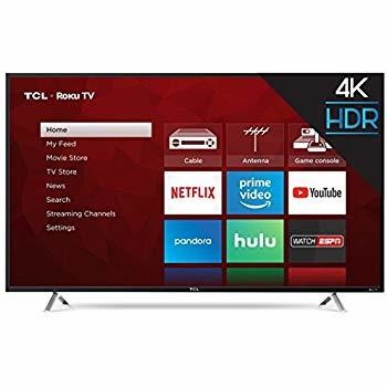Was $599.99 Now $369.99  TCL 55S405 55-Inch 4K Ultra HD Roku Smart LED TV (2017 Model)