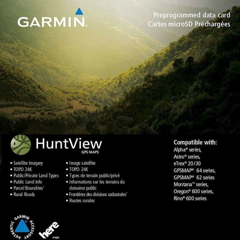 Garmin Hunt View Plus Map Card