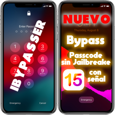 Bypass Passcode ios 15 iBypasser Ramdisk 2.1-Soportado/Mac/
Hackintosh- iPhone 6s/6s+/7/7+/8/8+/X
Registro de Ecid.