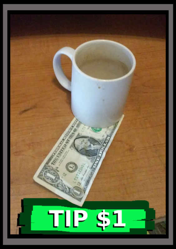 Tip $1