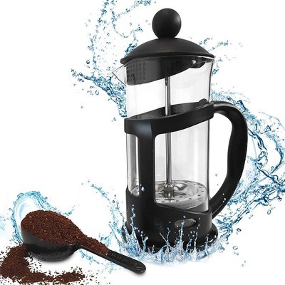 Brazil French Press Coffee Maker, 12 Ounce, 0.35L(3 Cup), Black