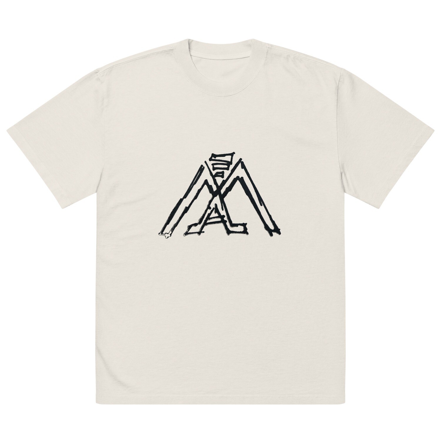 AM3 - Oversized faded t-shirt - OVERSIZED BAGGY