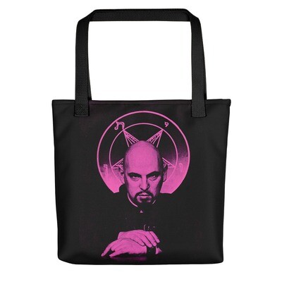 Anton LaVey Satanic Bible Book Bag