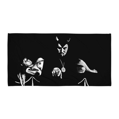 1966 &quot;Satan Wants You&quot; Anton LaVey Satanic Altar Towel