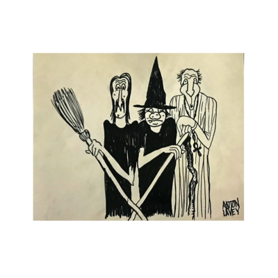 &quot;Halloween Ghouls&quot; Anton LaVey Art Print