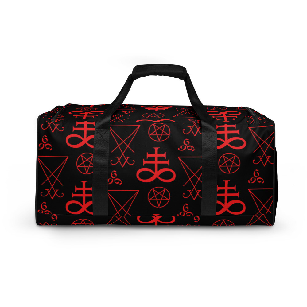 Satanic Symbol Duffle bag