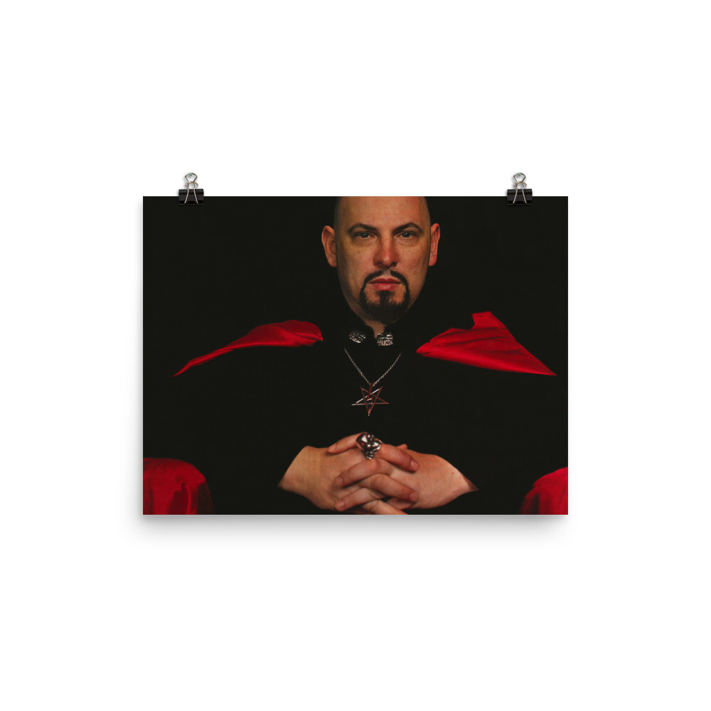 Anton Szandor LaVey LOOK Magazine Centerfold Poster