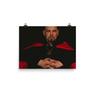 Anton Szandor LaVey LOOK Magazine Centerfold Poster