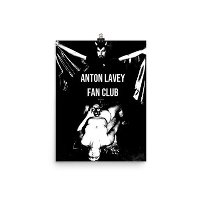 Anton LaVey Fan Club Poster