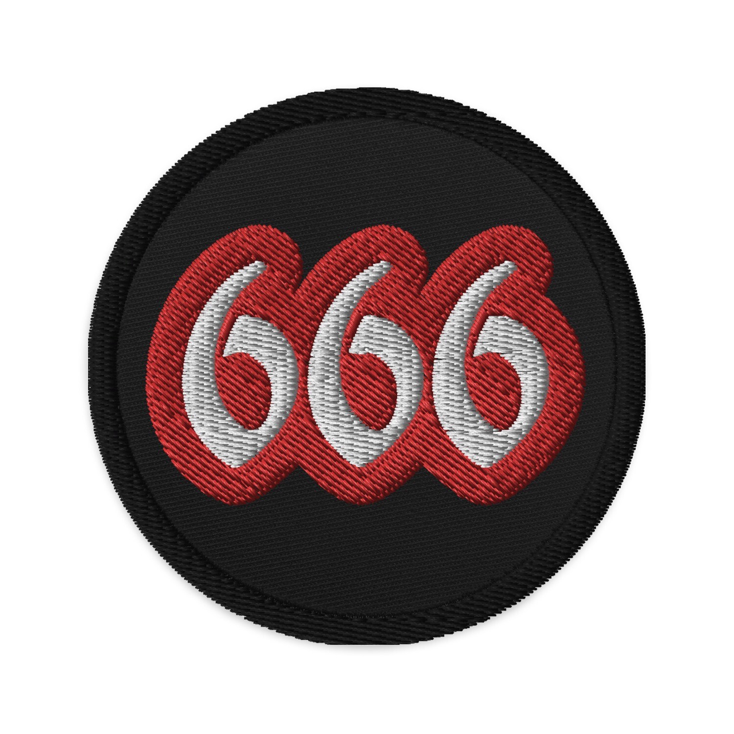 666 Embroidered patch