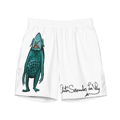 Anton LaVey Original Green Monster Art Men&#39;s swim trunks