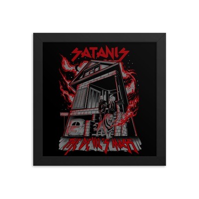 &quot;Satanis - The Devil&#39;s Mass&quot; Comic Book Art - High Quality Print In Frame