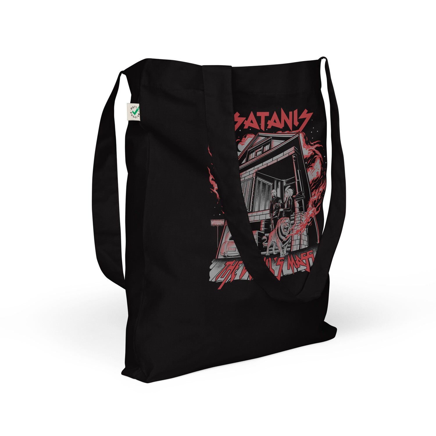 &quot;Satanis - The Devil&#39;s Mass&quot; Comic Book Art - Organic Tote Bag