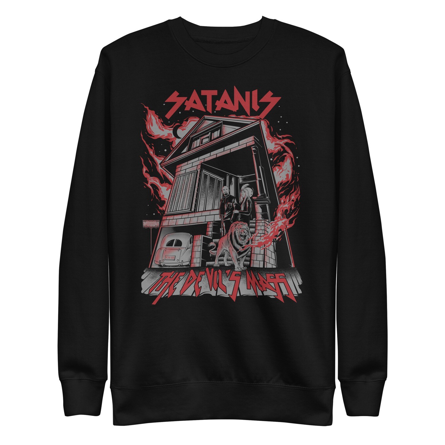 “Satanis -The Devil’s Mass” Comic Book Art - Premium Pullover