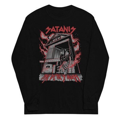 &quot;Satanis - The Devil&#39;s Mass&quot; Comic Book Art - Long Sleeve Shirt