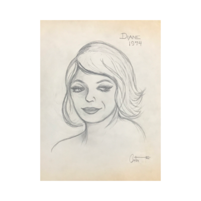 “Diane” Anton LaVey Art Print