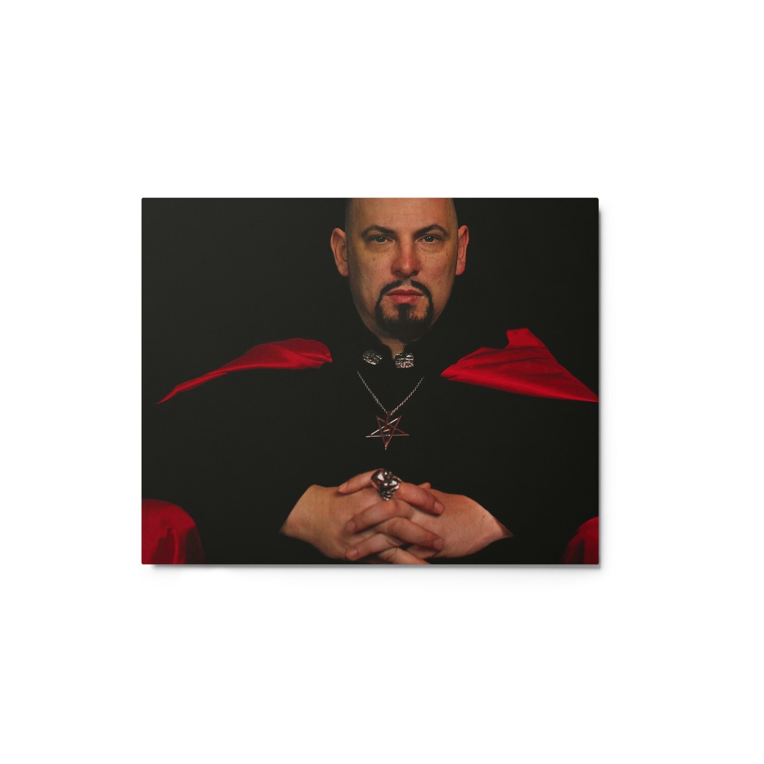 Anton LaVey Metal Print Wall Decor, Size: 8×10