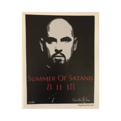 Satanis The Devil’s Mass Movie Poster Signed Numbered Limited