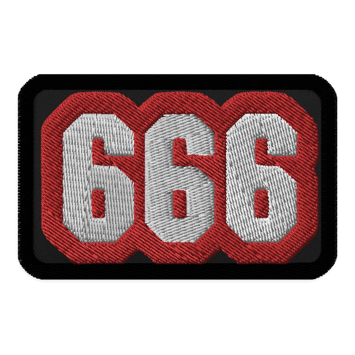 666 Embroidered patch