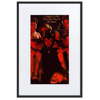 Anton LaVey Magazine Cover Framed Poster 