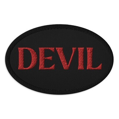 Devil Embroidered patch