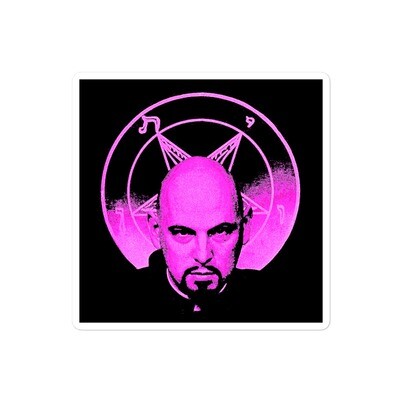 Anton LaVey Satanic Bible sticker