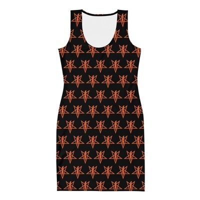 Halloween Colored LaVey Power Symbol Dress