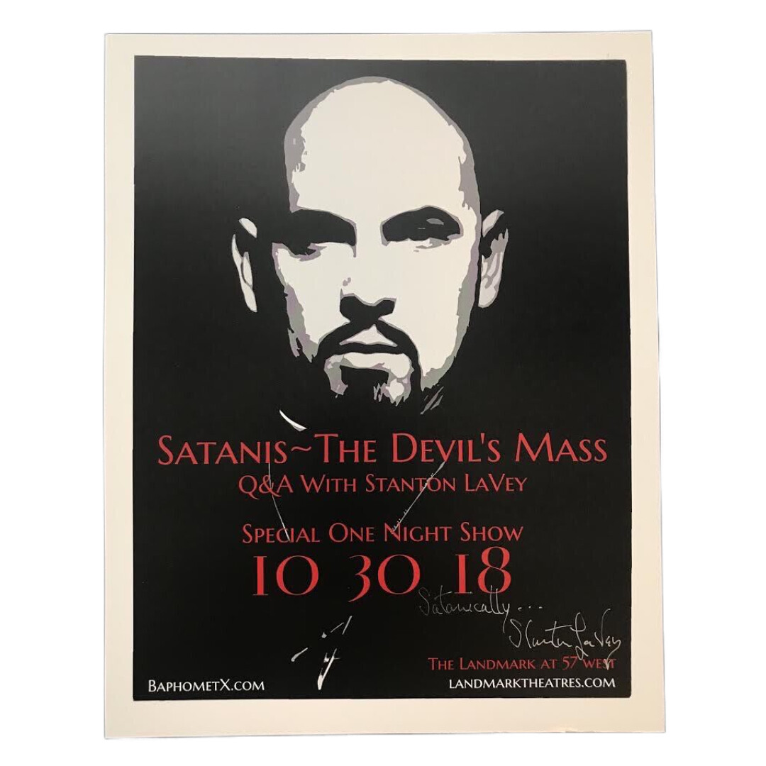 Satanis The Devil’s Mass Movie Poster From 10-30-18