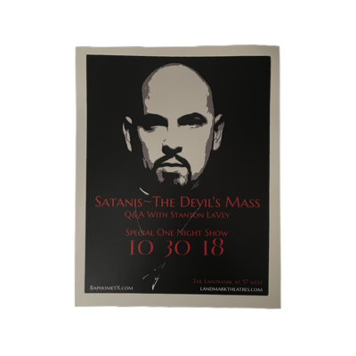 Satanis The Devil’s Mass Movie Poster 10/30/18