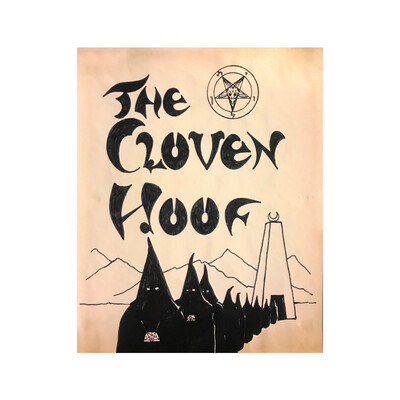 “The Cloven Hoof” Anton LaVey Art Print
