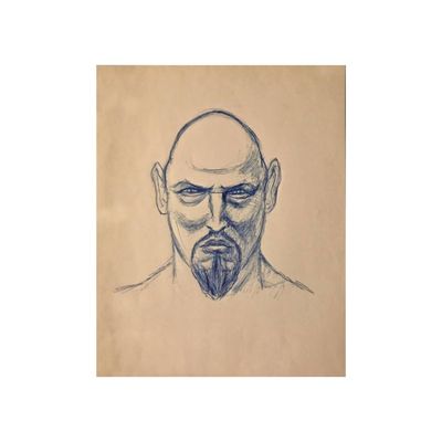 &quot;Self Portrait&quot; Anton LaVey Art Print