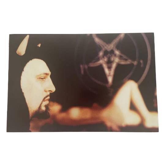 Anton LaVey Profile Ritual Photo Enlargement 12&quot;x18&quot;