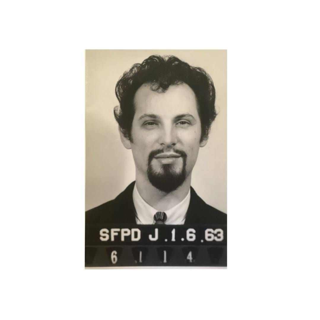 8&quot; x 12” Photo Print of Young Anton LaVey Mug Shot