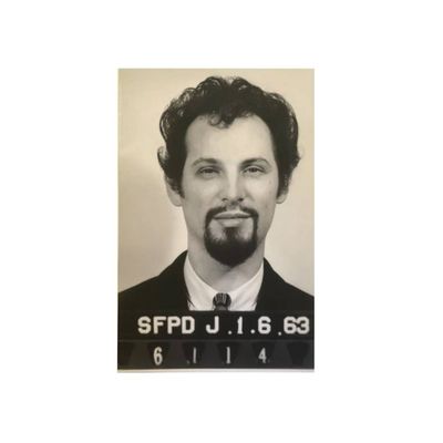 8&quot; x 12” Photo Print of Young Anton LaVey Mug Shot